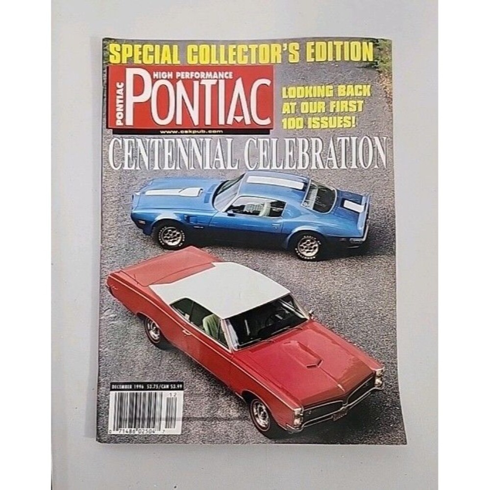 HIGH PERFORMANCE PONTIAC Magazine DEC96 Centennial Celebration Special